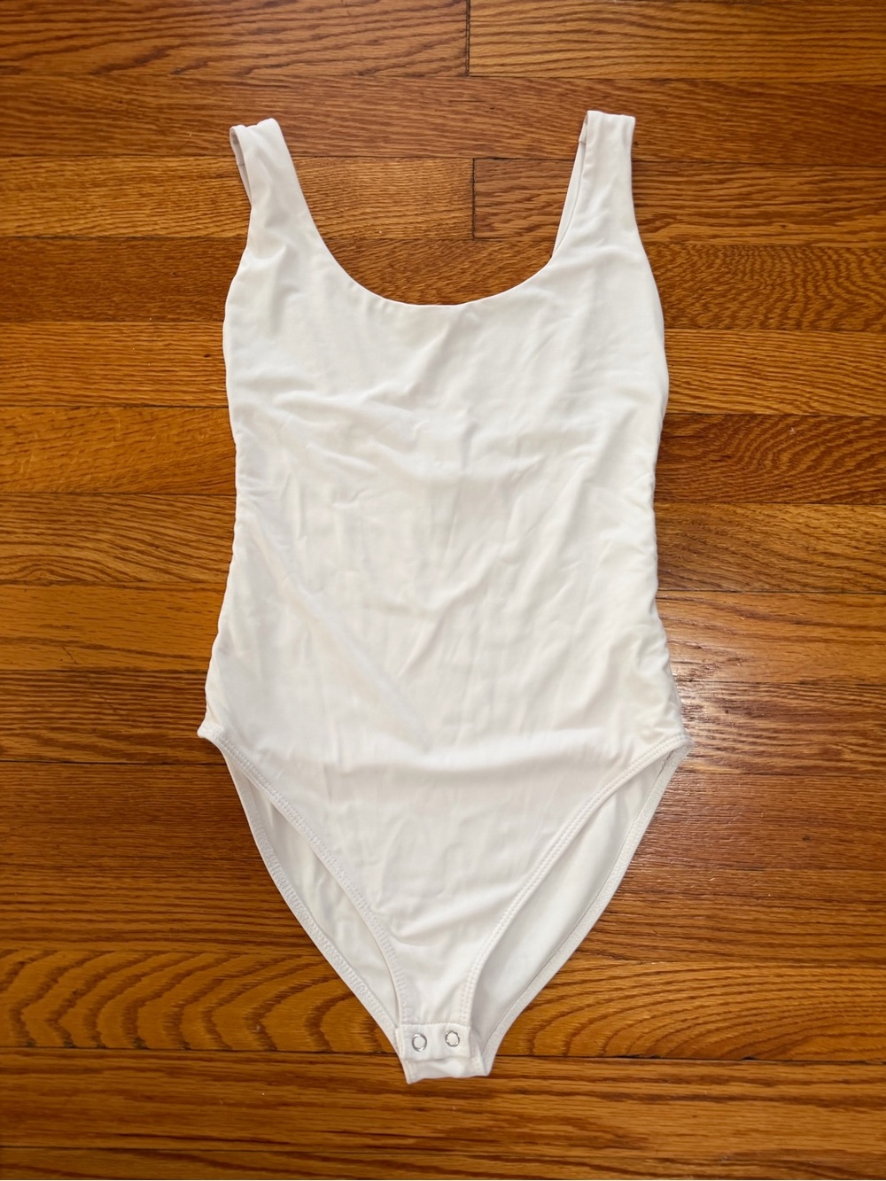 Forever 21 Kids White Tank-Style One-Piece Bodysuit